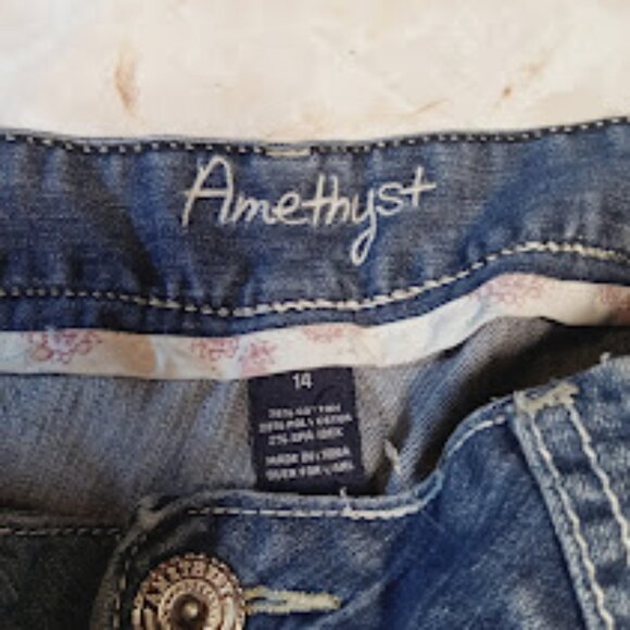 WOMENS SIZE 14 AMETHYST JEANS DENIM - Picture 9 of 10